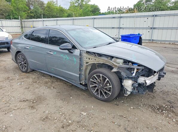 5NPEJ4J23LH019899 2020 HYUNDAI SONATA Gray Front right