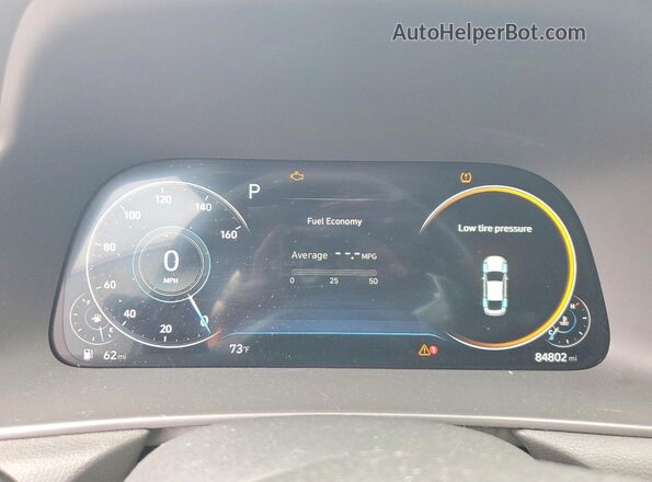 5NPEJ4J23LH019899 2020 HYUNDAI SONATA Gray Instrument cluster view