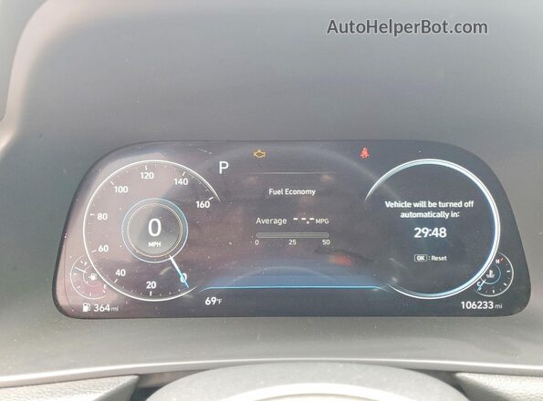 5NPEJ4J23LH022687 2020 HYUNDAI SONATA White ხელსაწყოთა პანელის ხედი