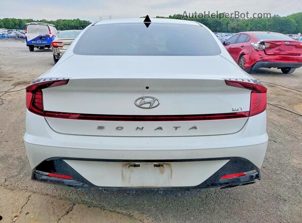 5NPEJ4J23LH022687 2020 HYUNDAI SONATA White უკანა ხედი