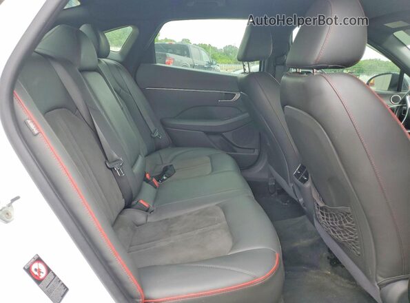 5NPEJ4J23LH022687 2020 HYUNDAI SONATA White უკანა სავარძლების ხედი
