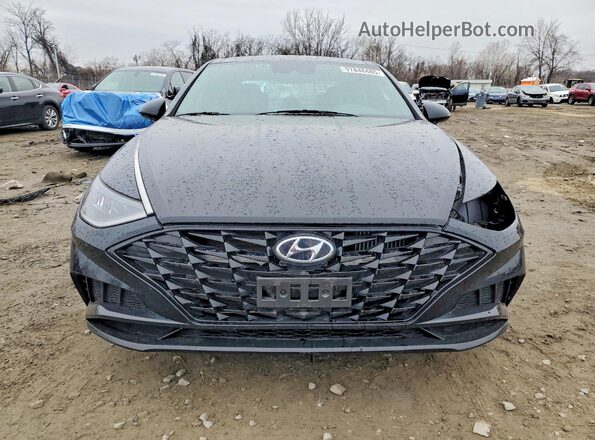 5NPEJ4J25MH112781 2021 HYUNDAI SONATA Черный Вид спереди