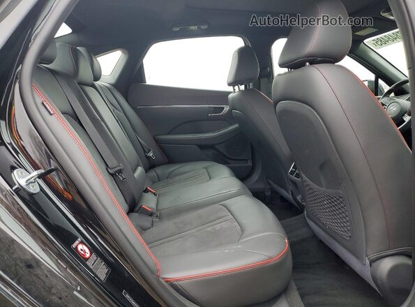 5NPEJ4J25MH112781 2021 HYUNDAI SONATA Черный Вид задних сидений