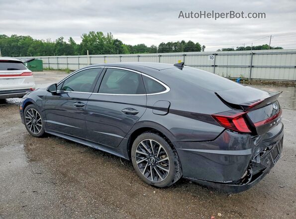 5NPEJ4J27LH011935 2020 HYUNDAI SONATA Charcoal უკანა მარცხენა