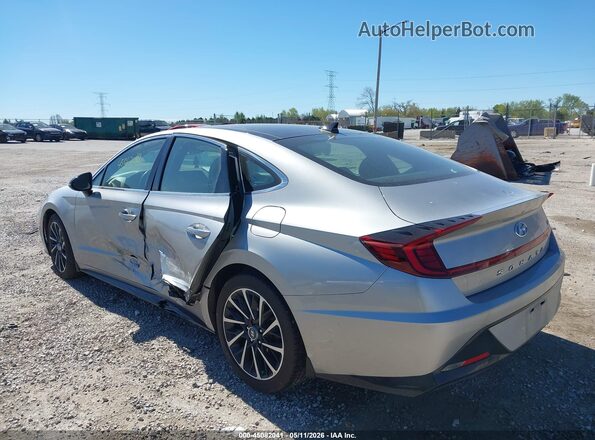 5NPEJ4J27LH044725 2020 HYUNDAI SONATA Silver Rear left