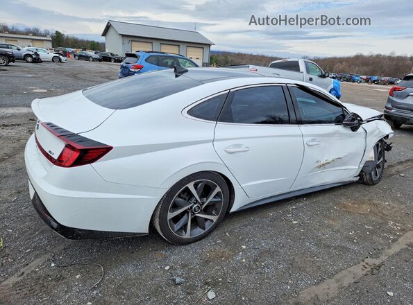 5NPEJ4J27NH138140 2022 HYUNDAI SONATA White Հետևի աջ