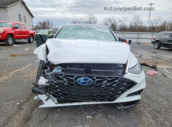 5NPEJ4J27NH138140 2022 HYUNDAI SONATA White Դիմացի տեսք