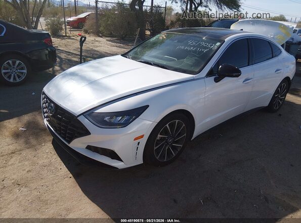 5NPEJ4J2XLH003666 2020 HYUNDAI SONATA White 
