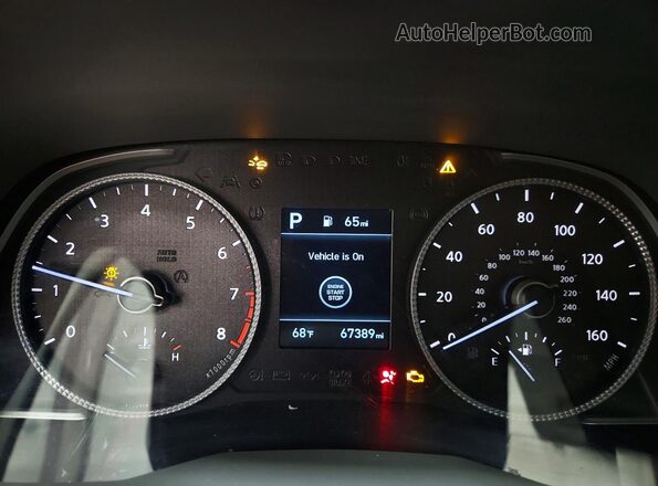 5NPEJ4J2XNH135636 2022 HYUNDAI SONATA Серый Вид щитка приборов