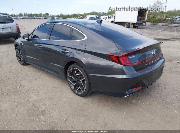 5NPEK4JC0MH108269 2021 HYUNDAI SONATA Gray Задня ліва чверть