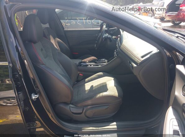 5NPEK4JC9NH142406 2022 HYUNDAI SONATA Black Widok wnętrza z przodu
