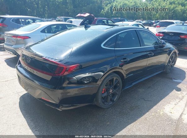 5NPEK4JC9NH142406 2022 HYUNDAI SONATA Black Tył prawy
