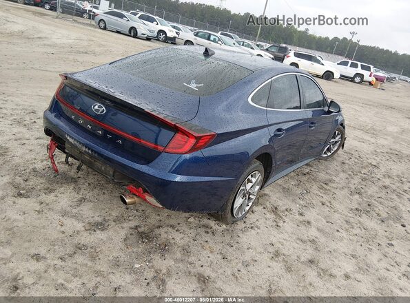 5NPEL4JA1MH080588 2021 HYUNDAI SONATA Синий Задняя правая четверть