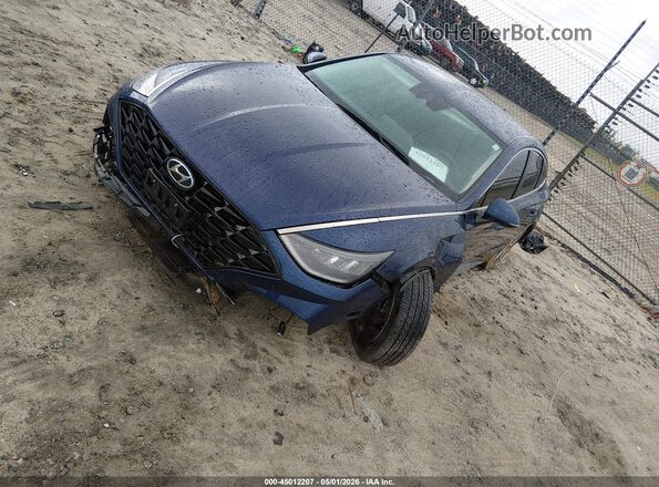 5NPEL4JA1MH080588 2021 HYUNDAI SONATA Синий Передняя левая четверть