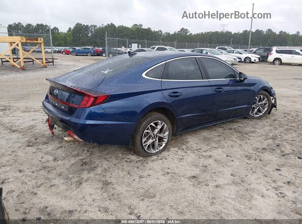 5NPEL4JA1MH080588 2021 HYUNDAI SONATA Синий Вид спереди