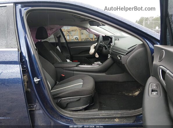 5NPEL4JA1MH080588 2021 HYUNDAI SONATA Синий Вид салона спереди