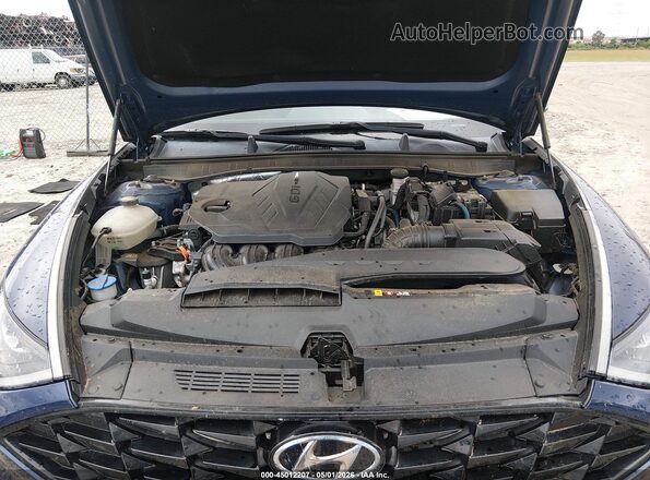 5NPEL4JA1MH080588 2021 HYUNDAI SONATA Синий Вид сзади