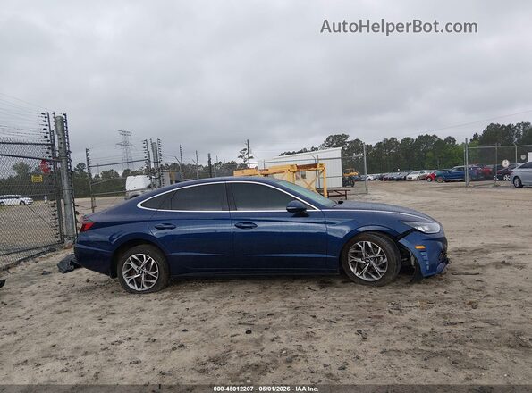 5NPEL4JA1MH080588 2021 HYUNDAI SONATA Синий Панорамный вид салона 360°