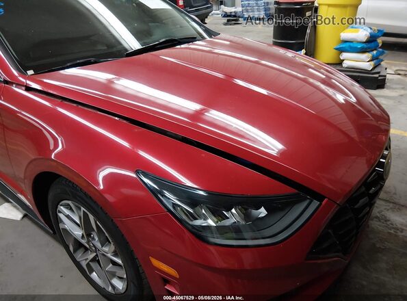 5NPEL4JA1MH088318 2021 HYUNDAI SONATA Red Դիմացի տեսք