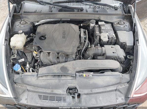 5NPEL4JA3MH083038 2021 HYUNDAI SONATA Gray Rear view