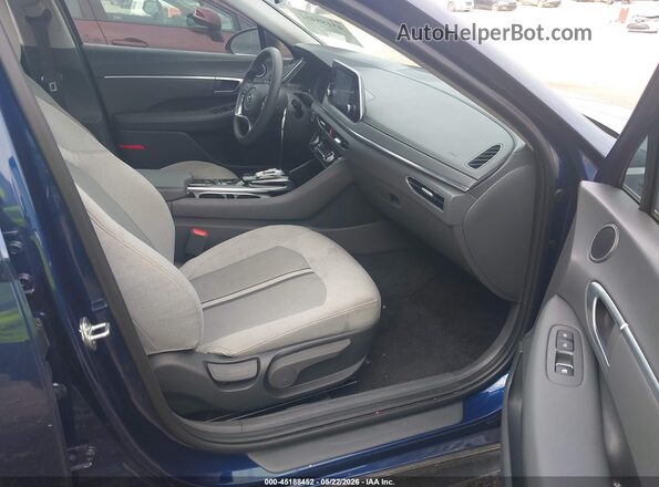 5NPEL4JA6MH128246 2021 HYUNDAI SONATA Blue Widok wnętrza z przodu