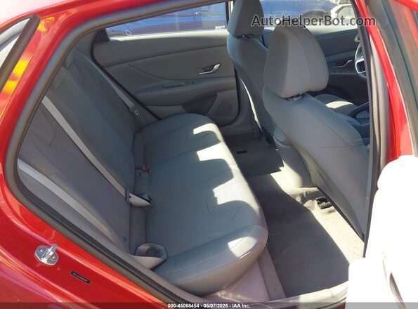 5NPLL4AG0MH014819 2021 HYUNDAI ELANTRA Red Widok naklejki z numerem VIN
