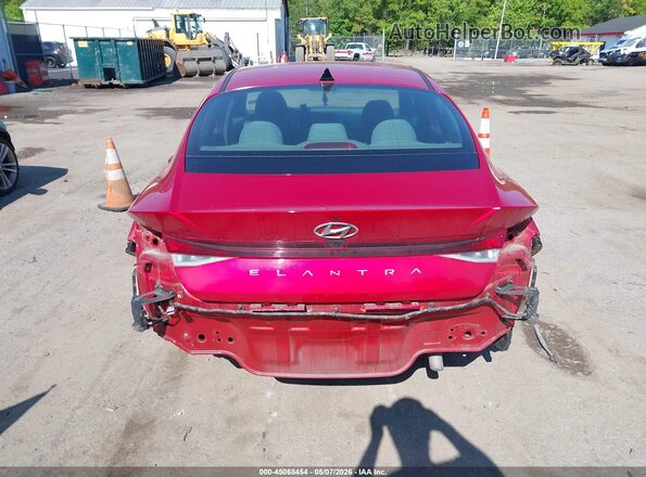 5NPLL4AG0MH014819 2021 HYUNDAI ELANTRA Red 