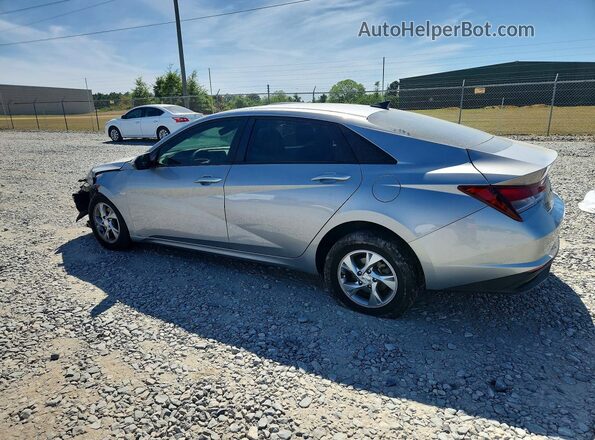 5NPLL4AG4MH012507 2021 HYUNDAI ELANTRA Silver Rear left
