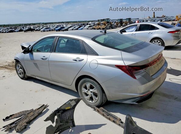 5NPLL4AG4MH045975 2021 HYUNDAI ELANTRA Серебряный Задняя левая четверть