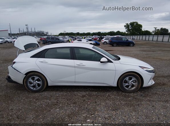 5NPLL4AG4PH110490 2023 HYUNDAI ELANTRA White Widok wnętrza z tyłu
