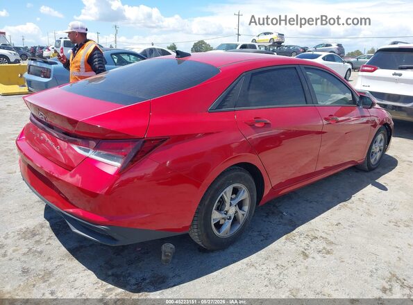 5NPLL4AG5MH049484 2021 HYUNDAI ELANTRA Red Задня права чверть