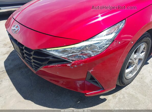 5NPLL4AG5MH049484 2021 HYUNDAI ELANTRA Red 