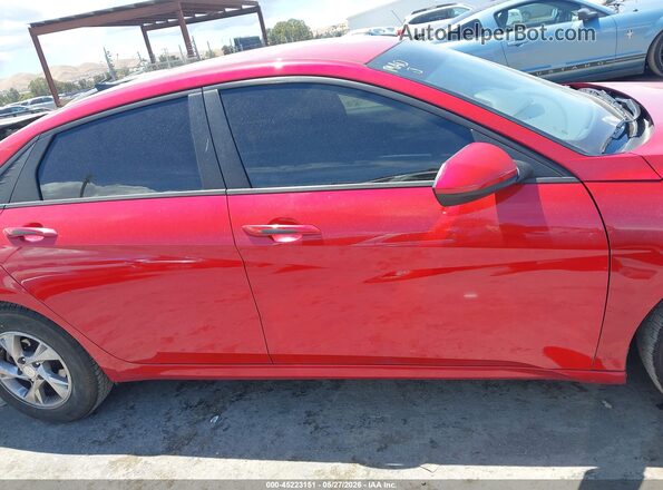 5NPLL4AG5MH049484 2021 HYUNDAI ELANTRA Red Вид задньої частини салону