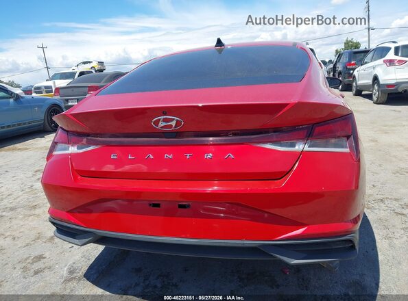 5NPLL4AG5MH049484 2021 HYUNDAI ELANTRA Red 