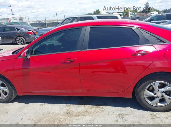 5NPLL4AG5MH049484 2021 HYUNDAI ELANTRA Red Панорамний вид салону 360°