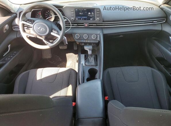 5NPLL4AG8MH015054 2021 HYUNDAI ELANTRA Blue Widok deski rozdzielczej