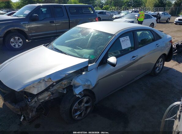 5NPLL4AG8MH016589 2021 HYUNDAI ELANTRA Silver Przód lewy
