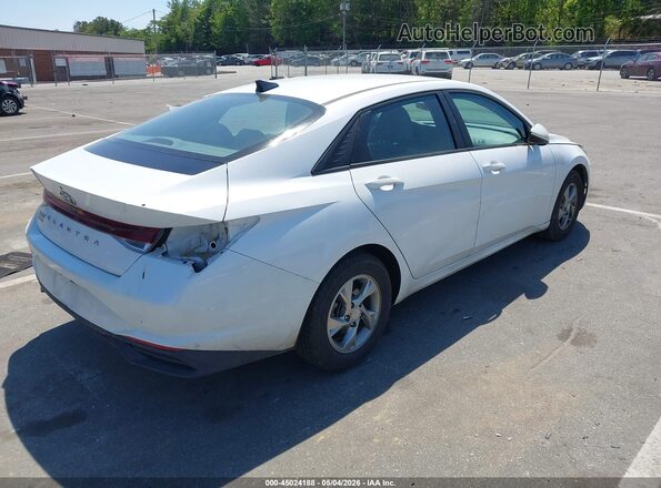 5NPLL4AG8MH047096 2021 HYUNDAI ELANTRA Белый Задняя правая четверть