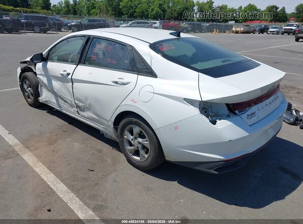 5NPLL4AG8MH047096 2021 HYUNDAI ELANTRA Белый Задняя левая четверть