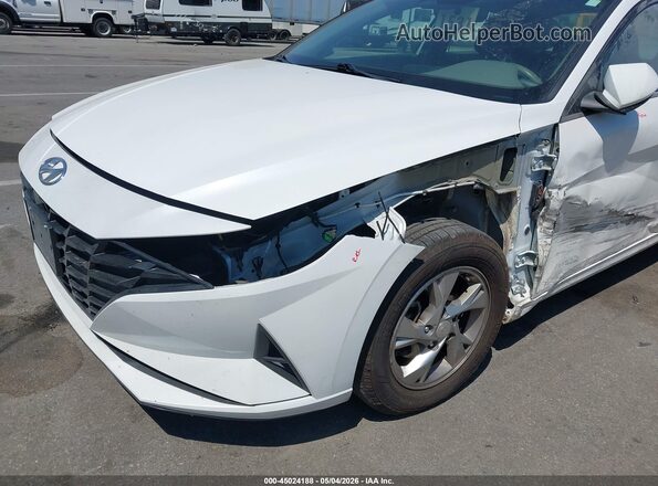 5NPLL4AG8MH047096 2021 HYUNDAI ELANTRA Белый Вид спереди