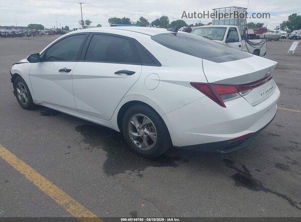 5NPLL4AG9MH032865 2021 HYUNDAI ELANTRA White Задня ліва чверть