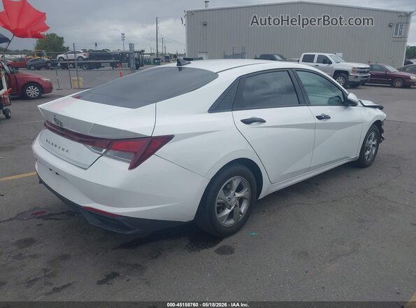 5NPLL4AG9MH032865 2021 HYUNDAI ELANTRA White Задня права чверть