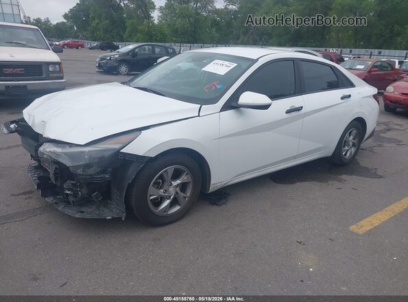 5NPLL4AG9MH032865 2021 HYUNDAI ELANTRA White Передня ліва чверть