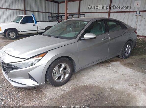 5NPLL4AG9MH047656 2021 HYUNDAI ELANTRA Silver Przód lewy