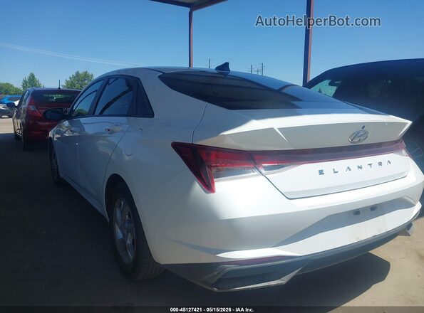 5NPLL4AGXMH011099 2021 HYUNDAI ELANTRA White Հետևի ձախ