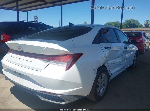 5NPLL4AGXMH011099 2021 HYUNDAI ELANTRA White Հետևի աջ