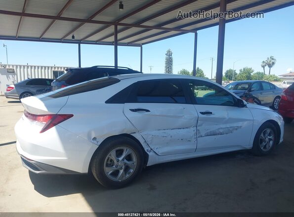 5NPLL4AGXMH011099 2021 HYUNDAI ELANTRA White Սալոնի հետևի տեսք