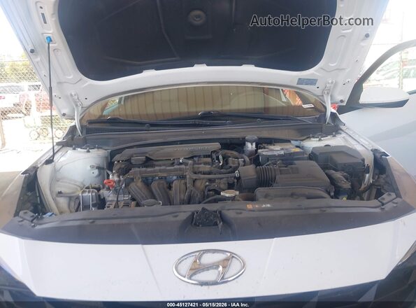 5NPLL4AGXMH011099 2021 HYUNDAI ELANTRA White Հետևի տեսք