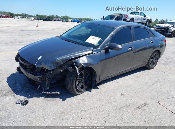 5NPLM4AG0MH002103 2021 HYUNDAI ELANTRA Серый Передняя левая четверть