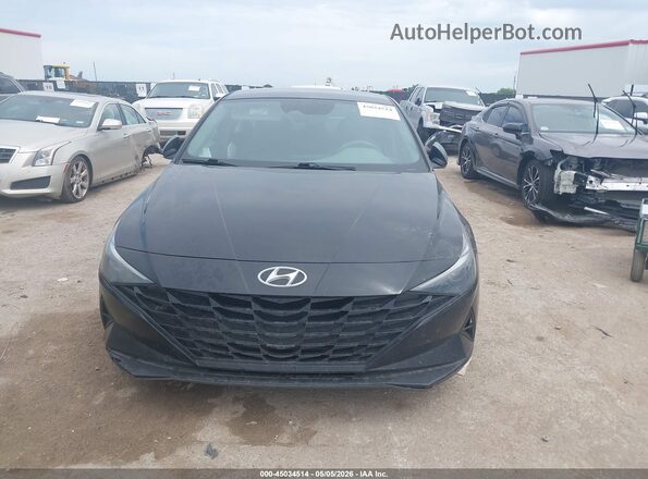 5NPLM4AG0MH025753 2021 HYUNDAI ELANTRA Black Vista del cuadro de instrumentos